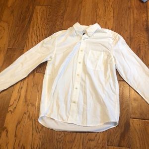 Eddie Bauer white button down shirt